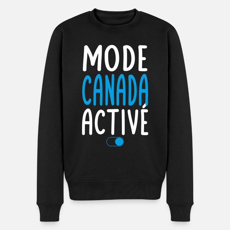 Mode Canada Activé - Idée Cadeau - Pull Premium bio Homme - noir
