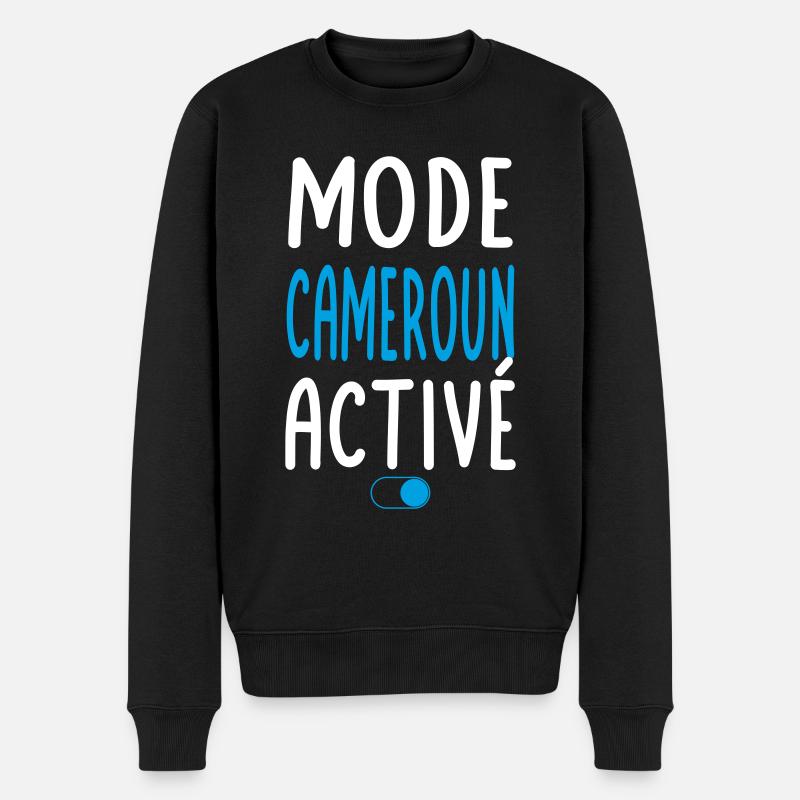 Mode Cameroun Activé - Idée Cadeau - Pull Premium bio Homme - noir