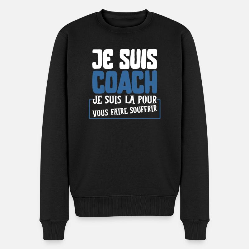 Coach souffrir cadeau - Pull Premium bio Homme - noir