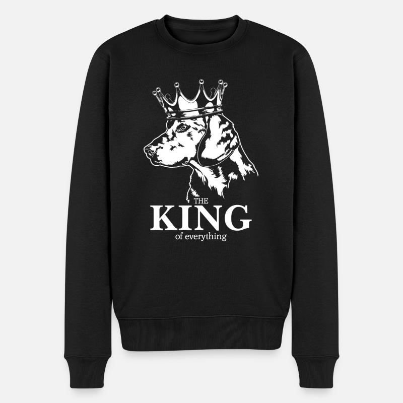 ALPENLAND DACHSBRACKE King disant Wilsigns - Pull Premium bio Homme - noir
