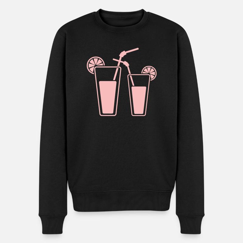 Cocktails 2 - Pull Premium bio Homme - noir