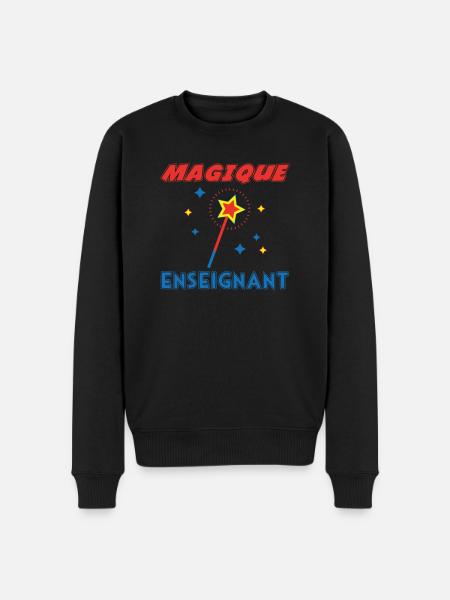 MAGIQUE ENSEIGNANT - Pull Premium bio Homme - noir