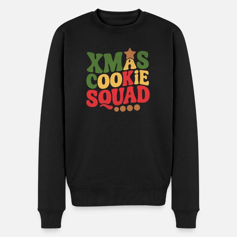 equipe des cookies de noel - Pull Premium bio Homme - noir