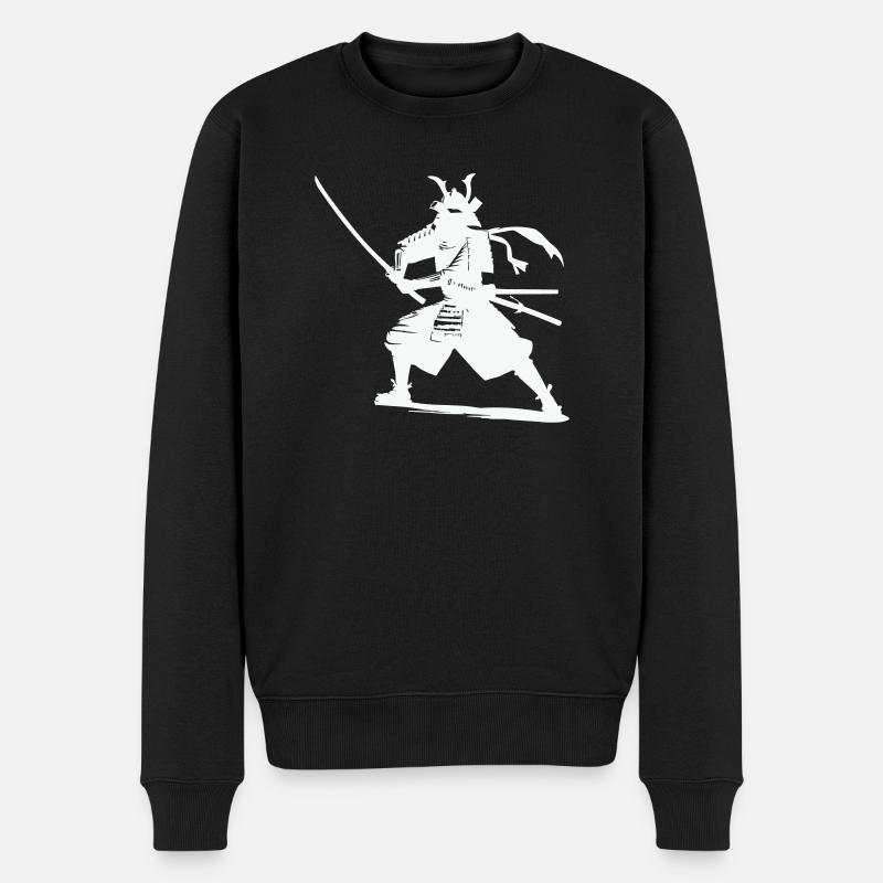 Samouraï - Pull Premium bio Homme - noir