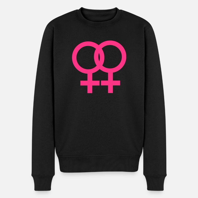 Lesbien - Pull Premium bio Homme - noir