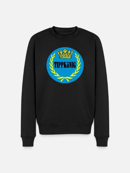 tippkoenig - Männer Premium Bio Pullover - Schwarz