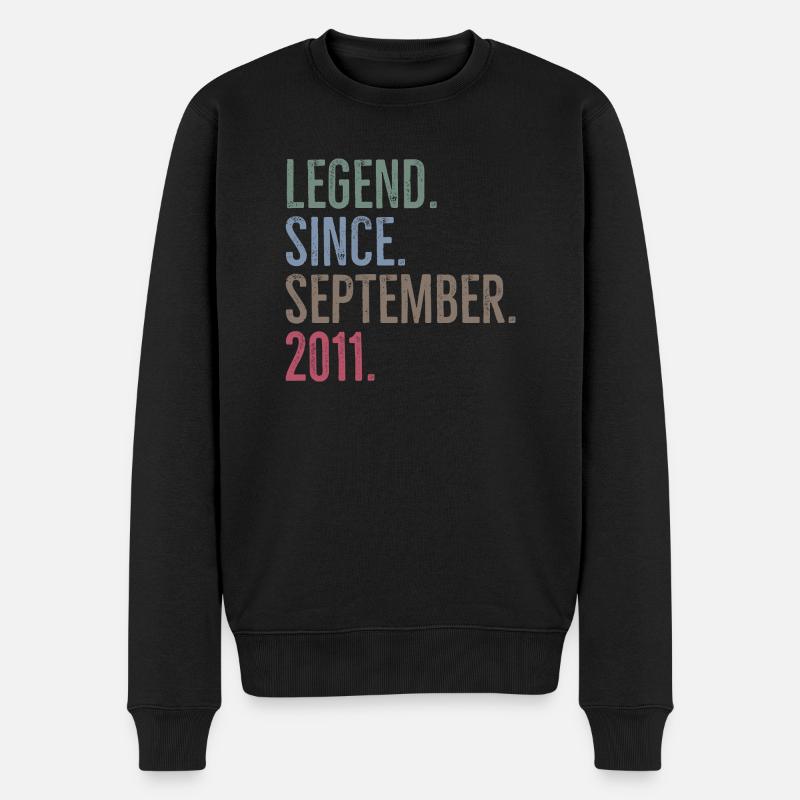 Légende depuis septembre 2011 - Pull Premium bio Homme - noir