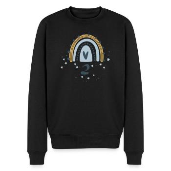 2 garçons d’anniversaire - Pull Premium bio Homme - noir - Devant - Nico (187cm)