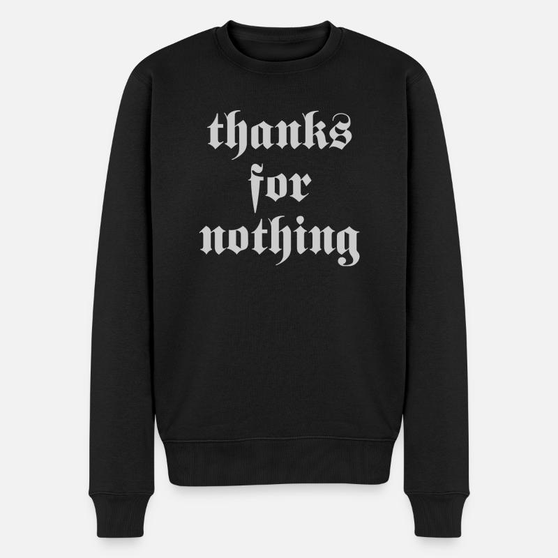 merci - Pull Premium bio Homme - noir