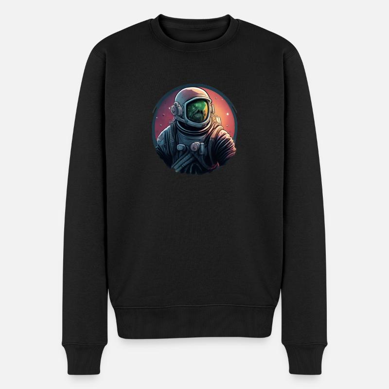 astronaute - Pull Premium bio Homme - noir