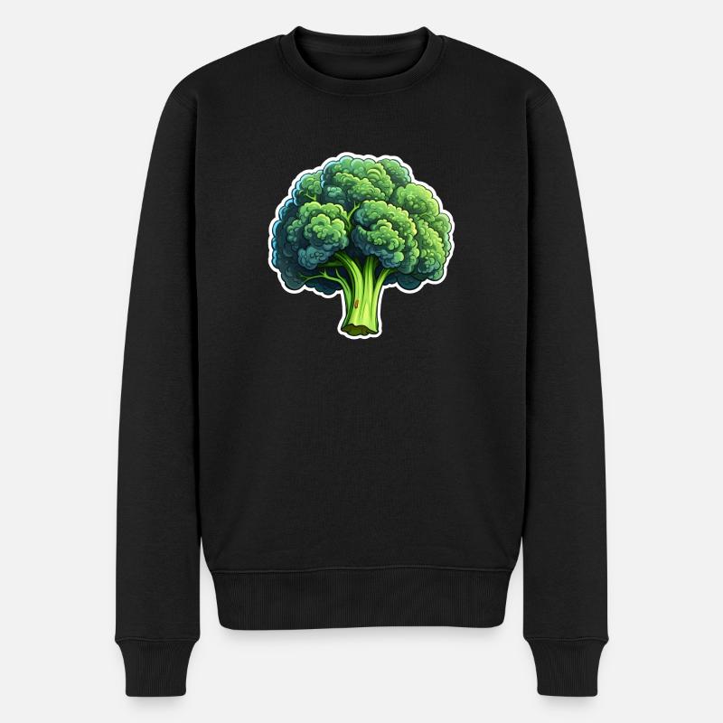 Fleurons de brocoli - Pull Premium bio Homme - noir