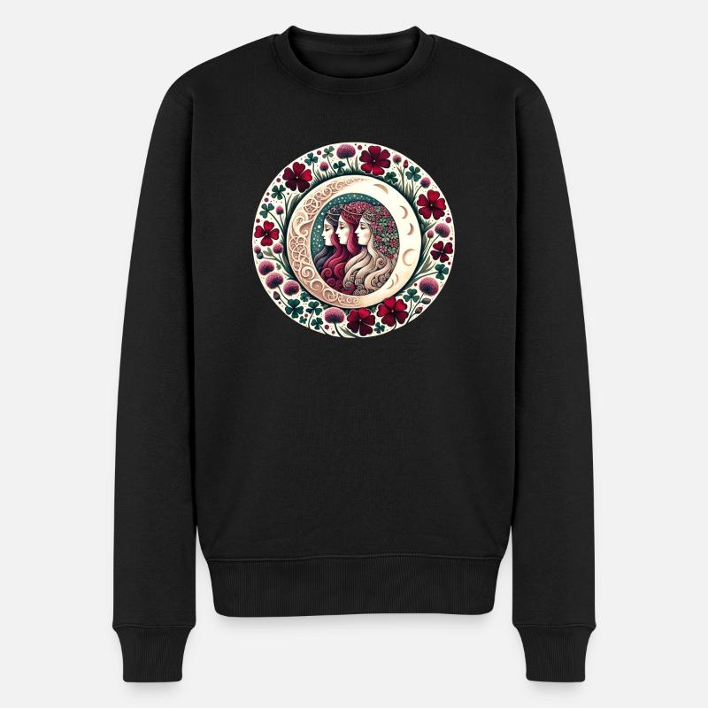Triple Déesse - Pull Premium bio Homme - noir