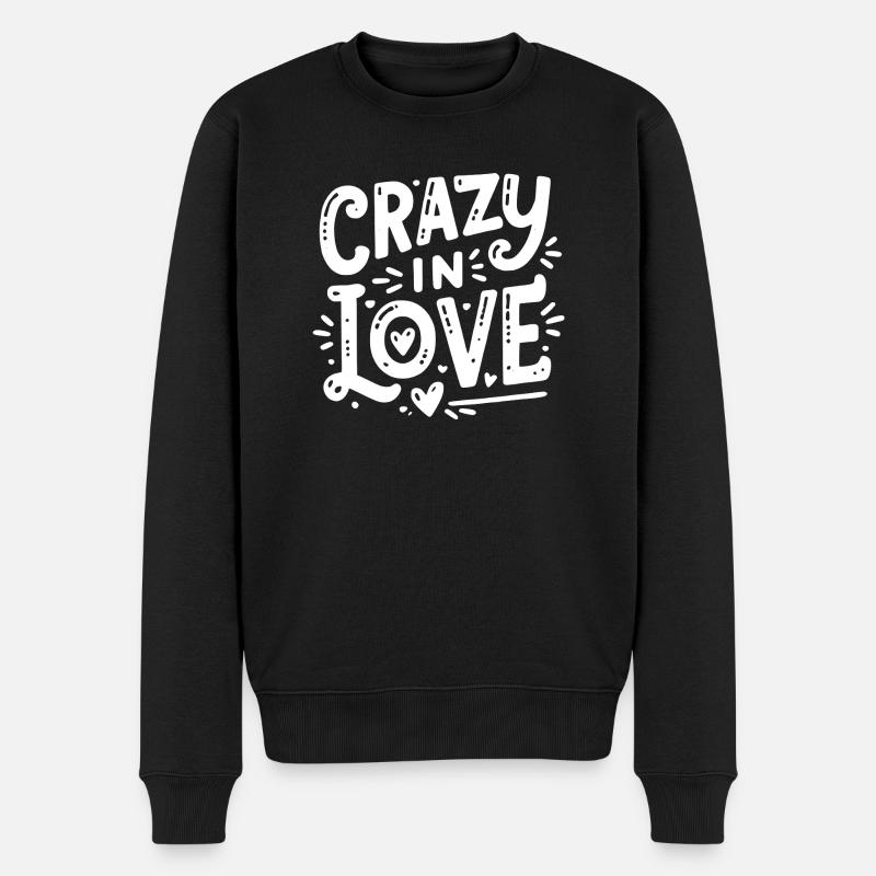 Fou amoureux - Pull Premium bio Homme - noir