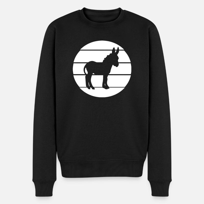 Esel d’âne - Pull Premium bio Homme - noir