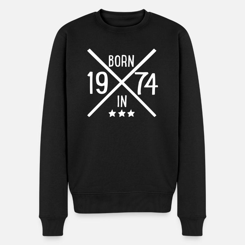 1974 - Pull Premium bio Homme - noir