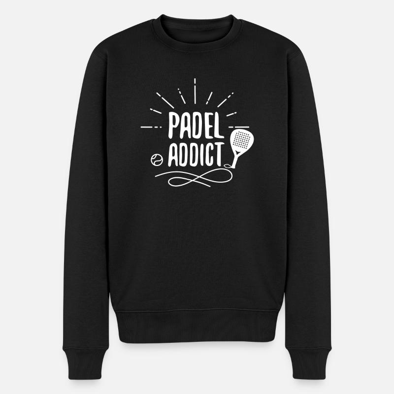 Padel Addict - Pull Premium bio Homme - noir