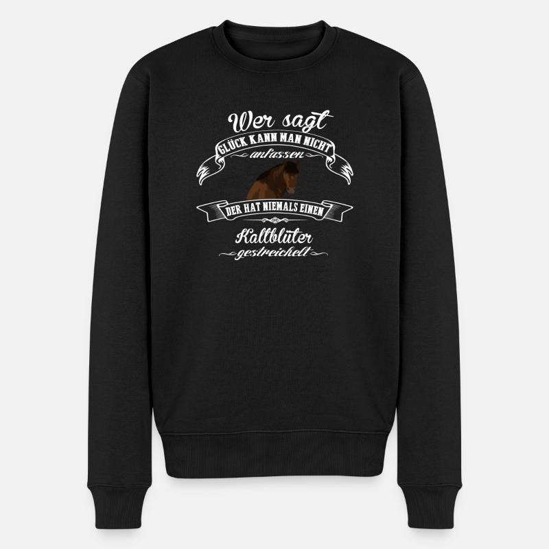 Kaltblüter chance - Pull Premium bio Homme - noir