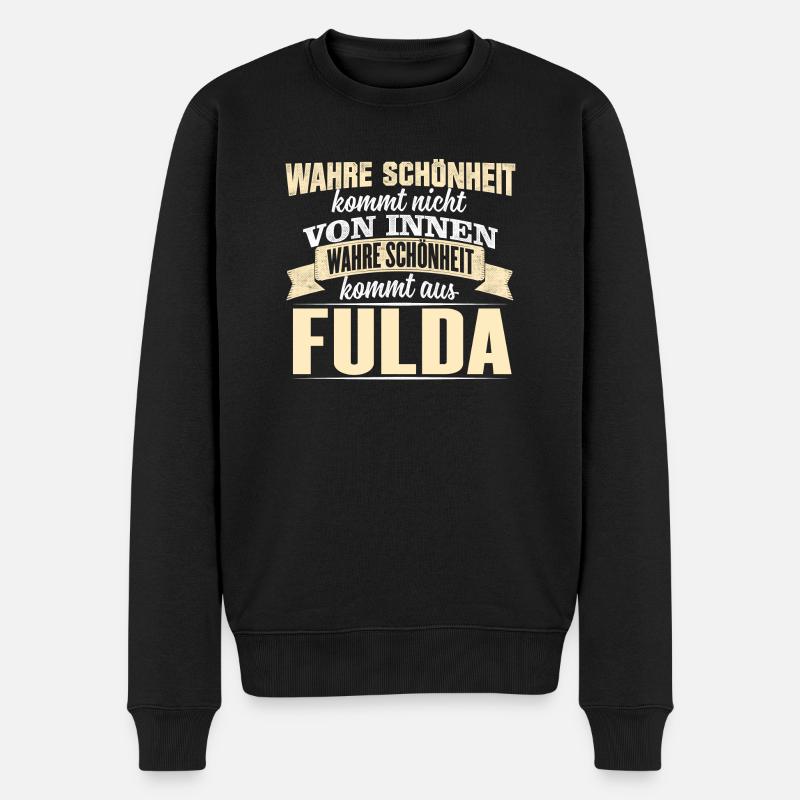 FULDA - Schönheit - Männer Premium Bio Pullover - Schwarz