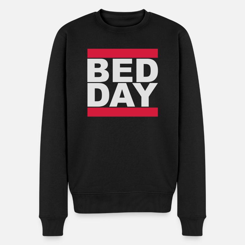 Bed Day - Männer Premium Bio Pullover - Schwarz