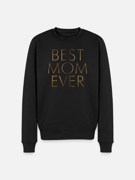 Best Mom Ever - Men's Premium Organic Jumper - black