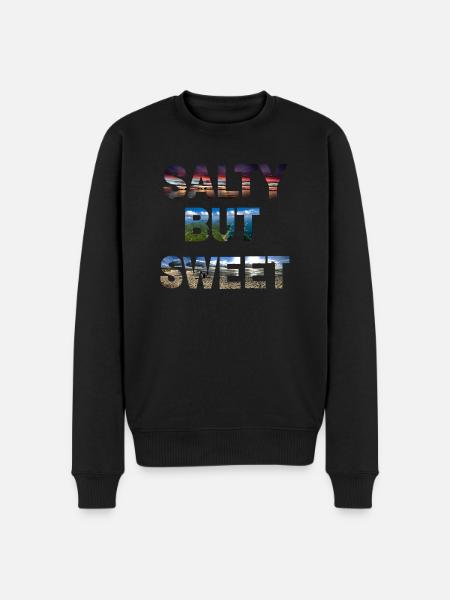 salty but sweet - Men's Premium Organic Jumper - black