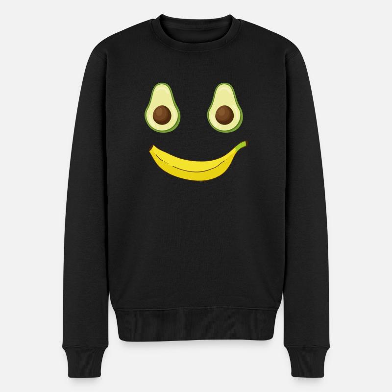 BANANE D’AVOCAT TROPICALE - Pull Premium bio Homme - noir
