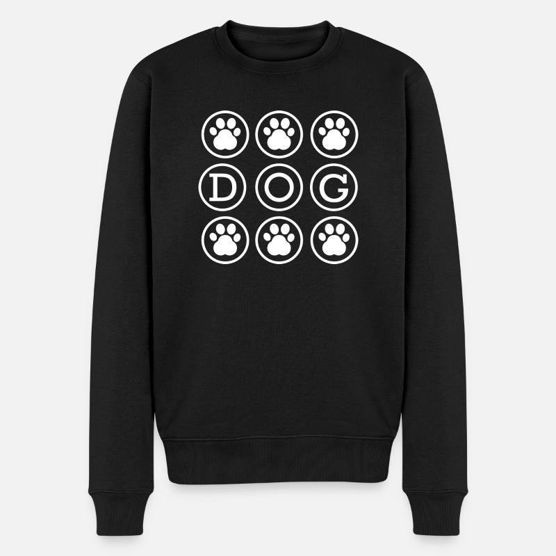 Hund Chien - Pull Premium bio Homme - noir