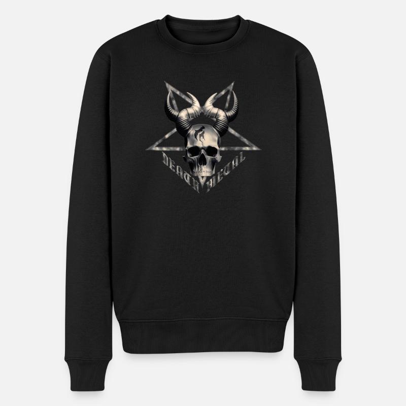 Death metal - Pull Premium bio Homme - noir