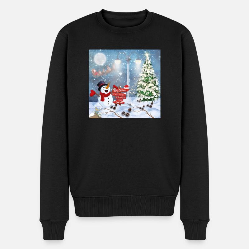 Joyeux Noël - Pull Premium bio Homme - noir