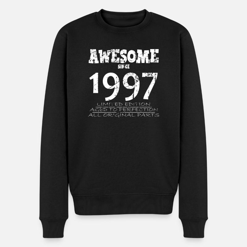 1997 - 27e anniversaire légendaire - Pull Premium bio Homme - noir