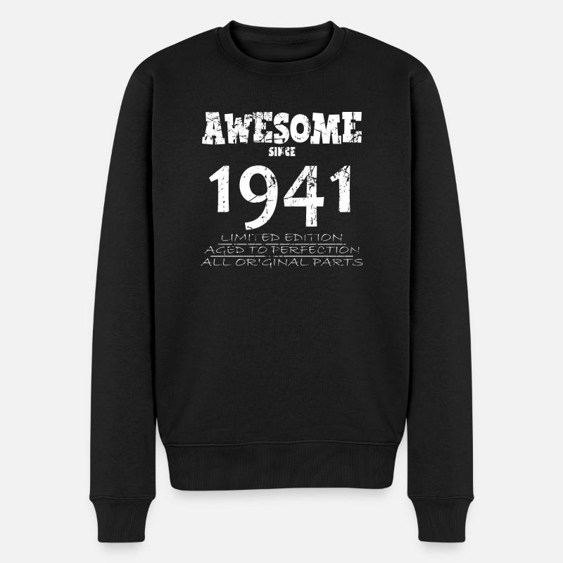 1941 - 83e anniversaire légendaire - Pull Premium bio Homme - noir