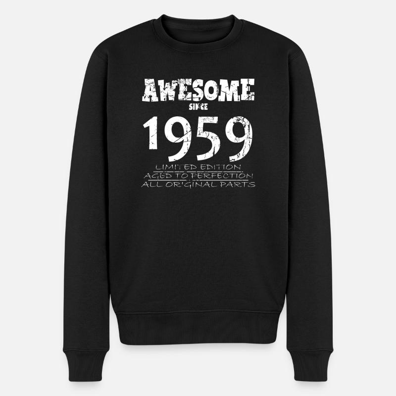 1959 - 65e anniversaire légendaire - Pull Premium bio Homme - noir