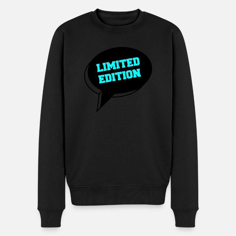 limited edition 002 - Männer Premium Bio Pullover - Schwarz