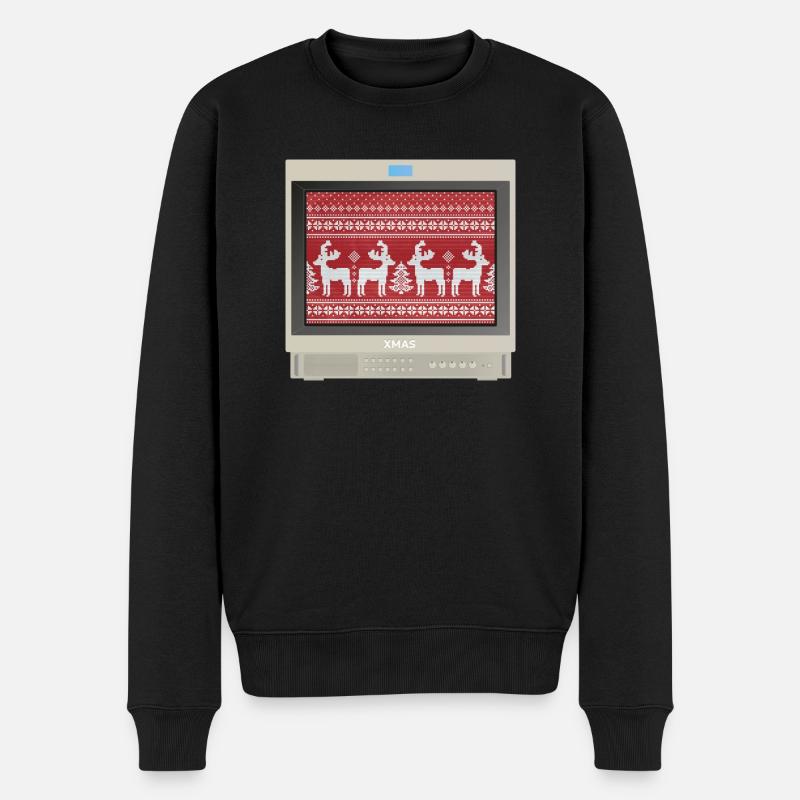 PVM Lover - XMAS - Pull Premium bio Homme - noir