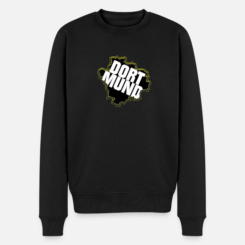 Dortmund Style | Aus Liebe zu deiner Stadt - Männer Premium Bio Pullover - Schwarz