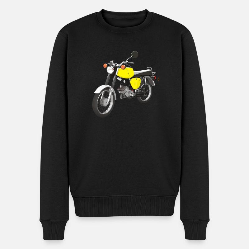 S50 gelb - Männer Premium Bio Pullover - Schwarz