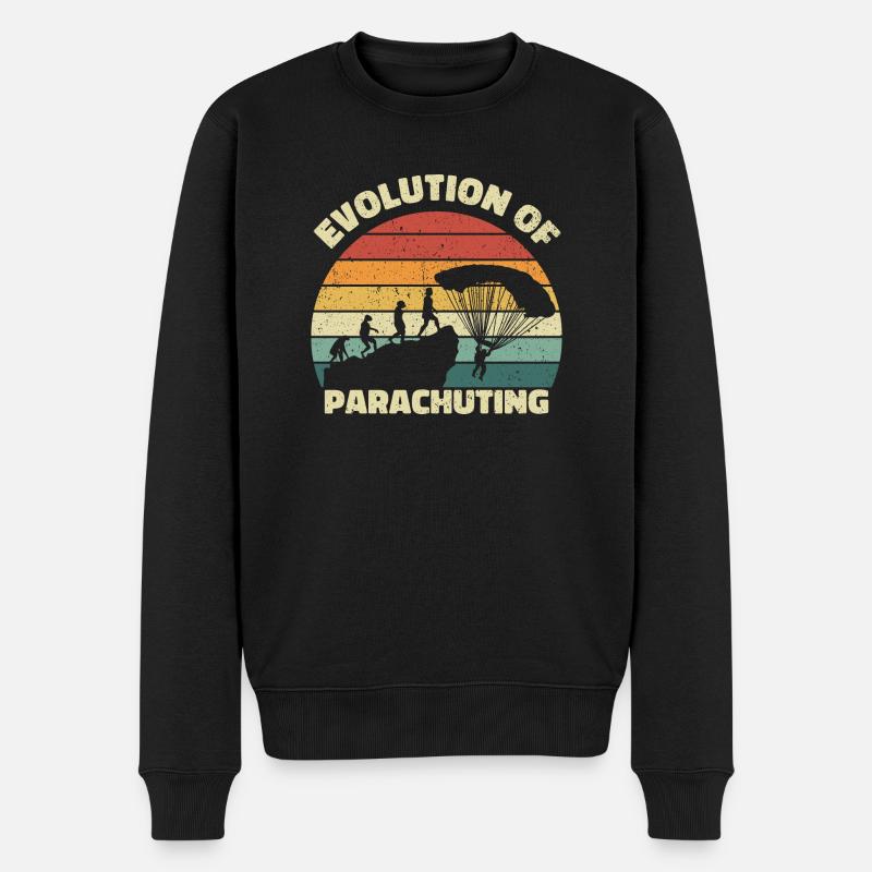 Évolution du parachutisme. Parachutisme - Pull Premium bio Homme - noir