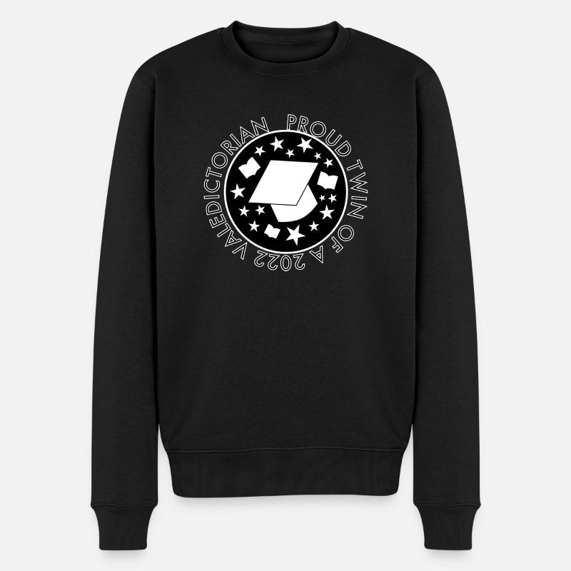 Zwilling eines Abschiedsgeschenks 2022 - Männer Premium Bio Pullover - Schwarz