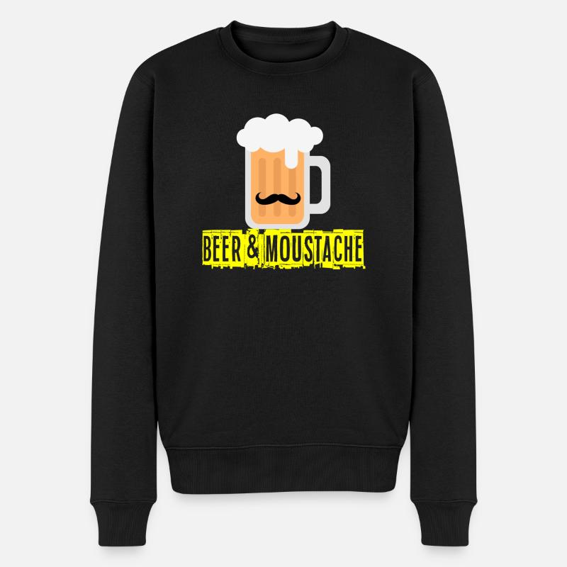 beer - Pull Premium bio Homme - noir