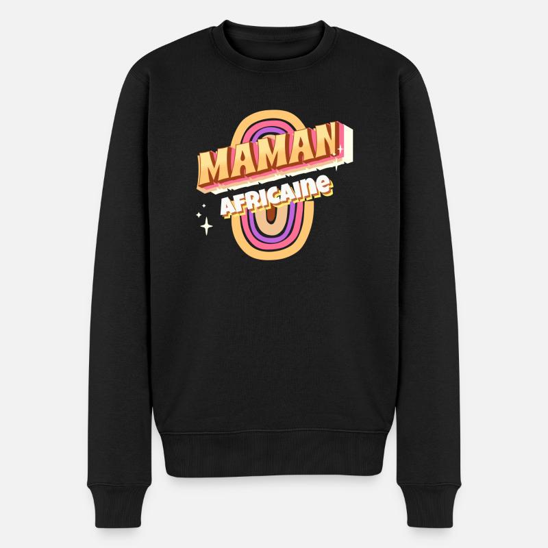 Maman Africaine - Pull Premium bio Homme - noir