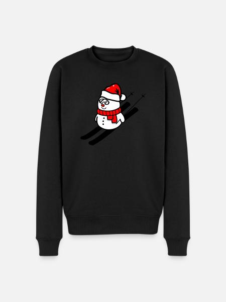 Schnemann Ski - Men's Premium Organic Jumper - black