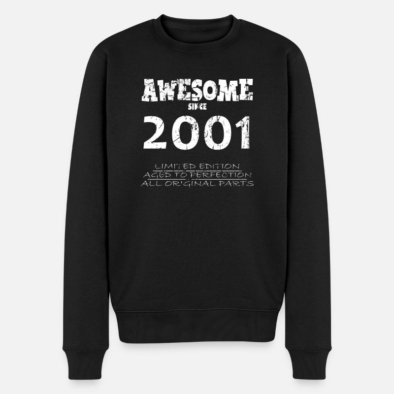 2001 - 23e anniversaire légendaire - Pull Premium bio Homme - noir