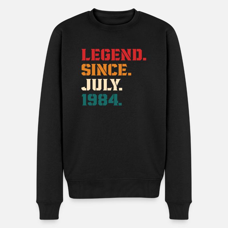 Legend Since July 1984 - Pull Premium bio Homme - noir