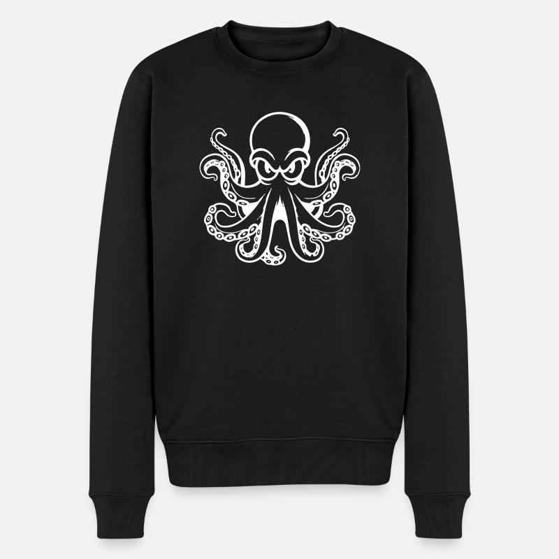Pieuvre Pieuvre - Pull Premium bio Homme - noir