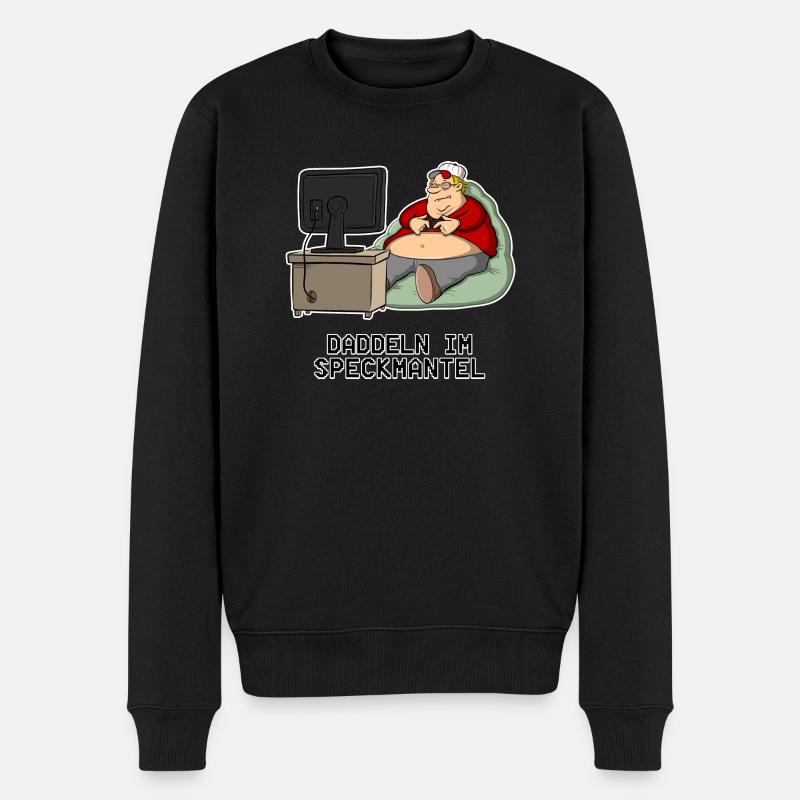 video gamer - Pull Premium bio Homme - noir
