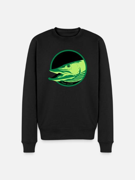 Pike - Men's Premium Organic Jumper - black