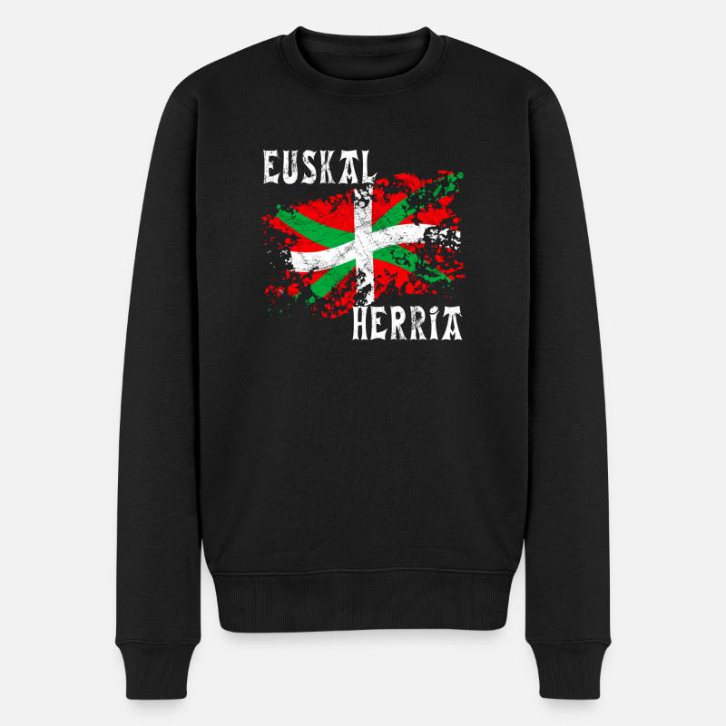 Pays Basque - Euskal Herria 20 - Pull Premium bio Homme - noir
