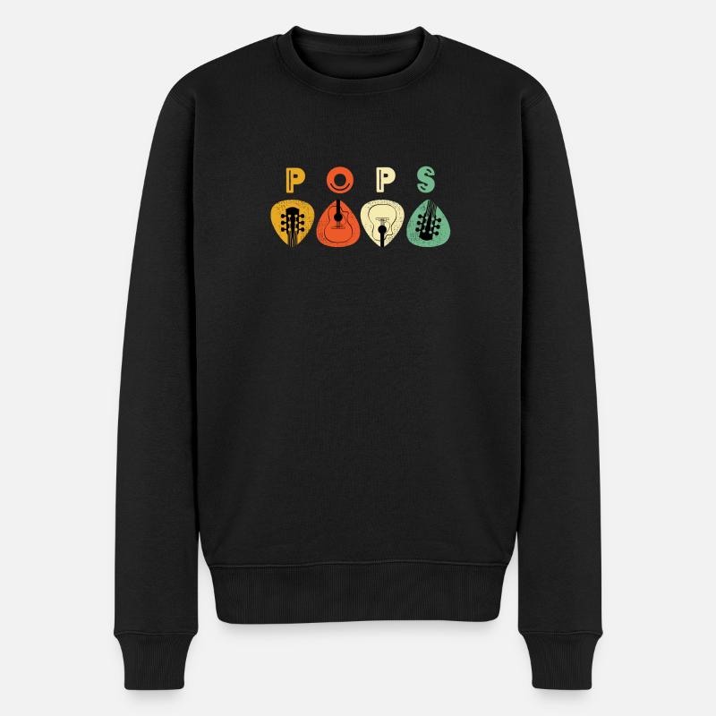 Pops Guitar Picks - Pull Premium bio Homme - noir