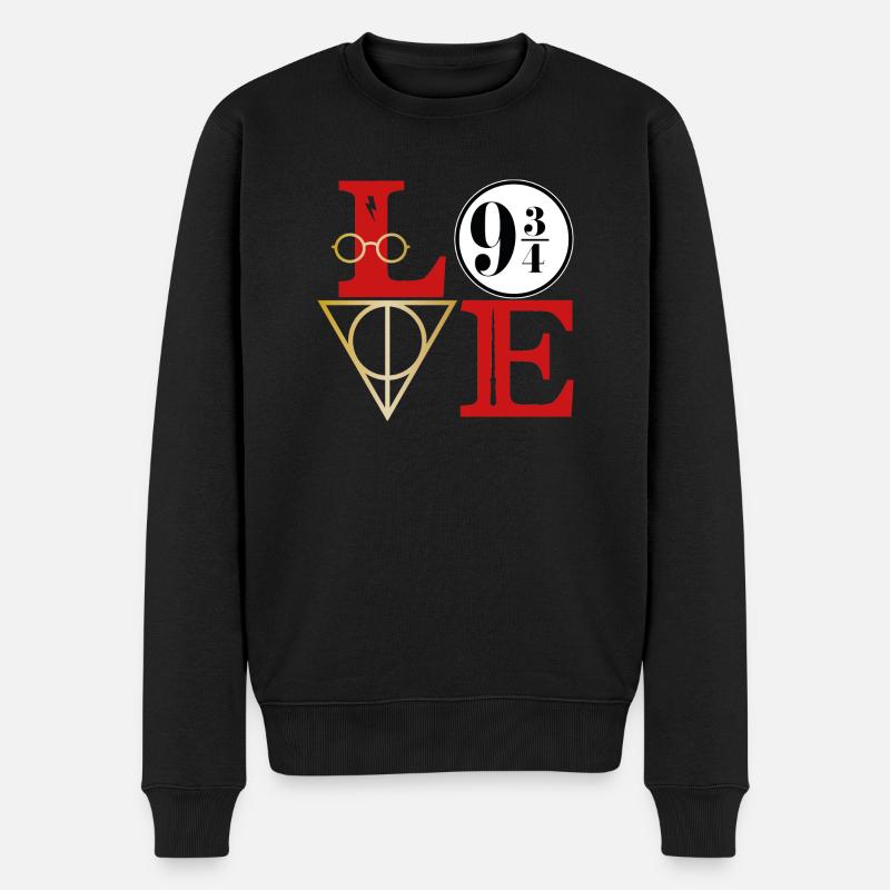 Love 9 3/4 - Pull Premium bio Homme - noir