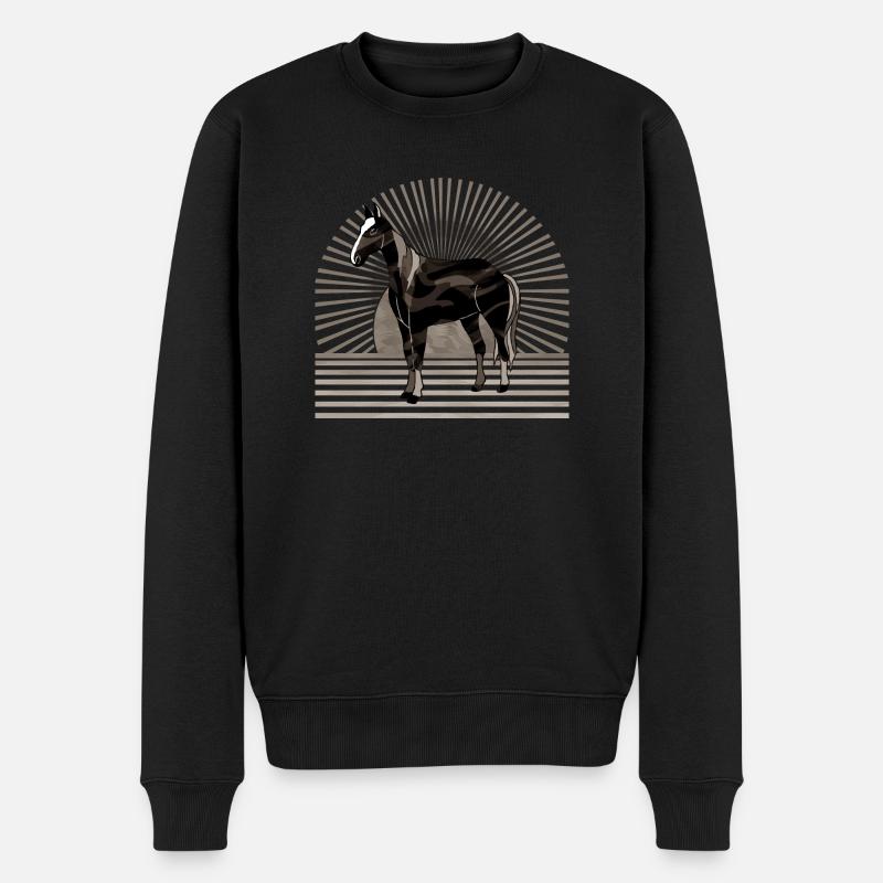 Cheval - Pull Premium bio Homme - noir